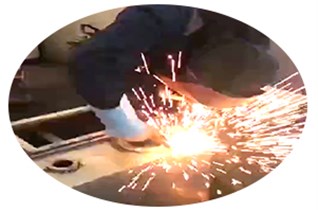 山东某压力容器焊接防锈使用焊接防锈油VCI-145A